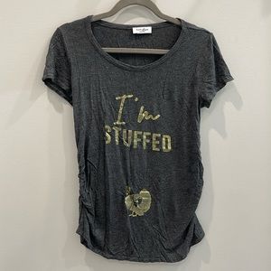 I’m Stuffed Maternity Top Size S